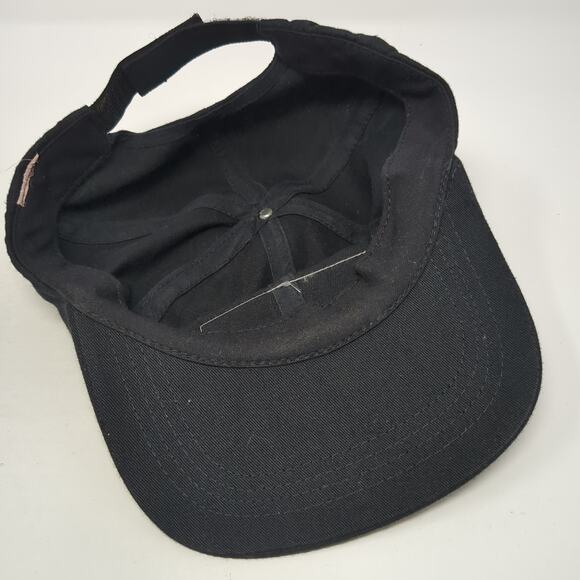 Danskin Strapback Baseball Cap Black One Size Adjustable 6 Panel Outdoor - Picture 7 of 8